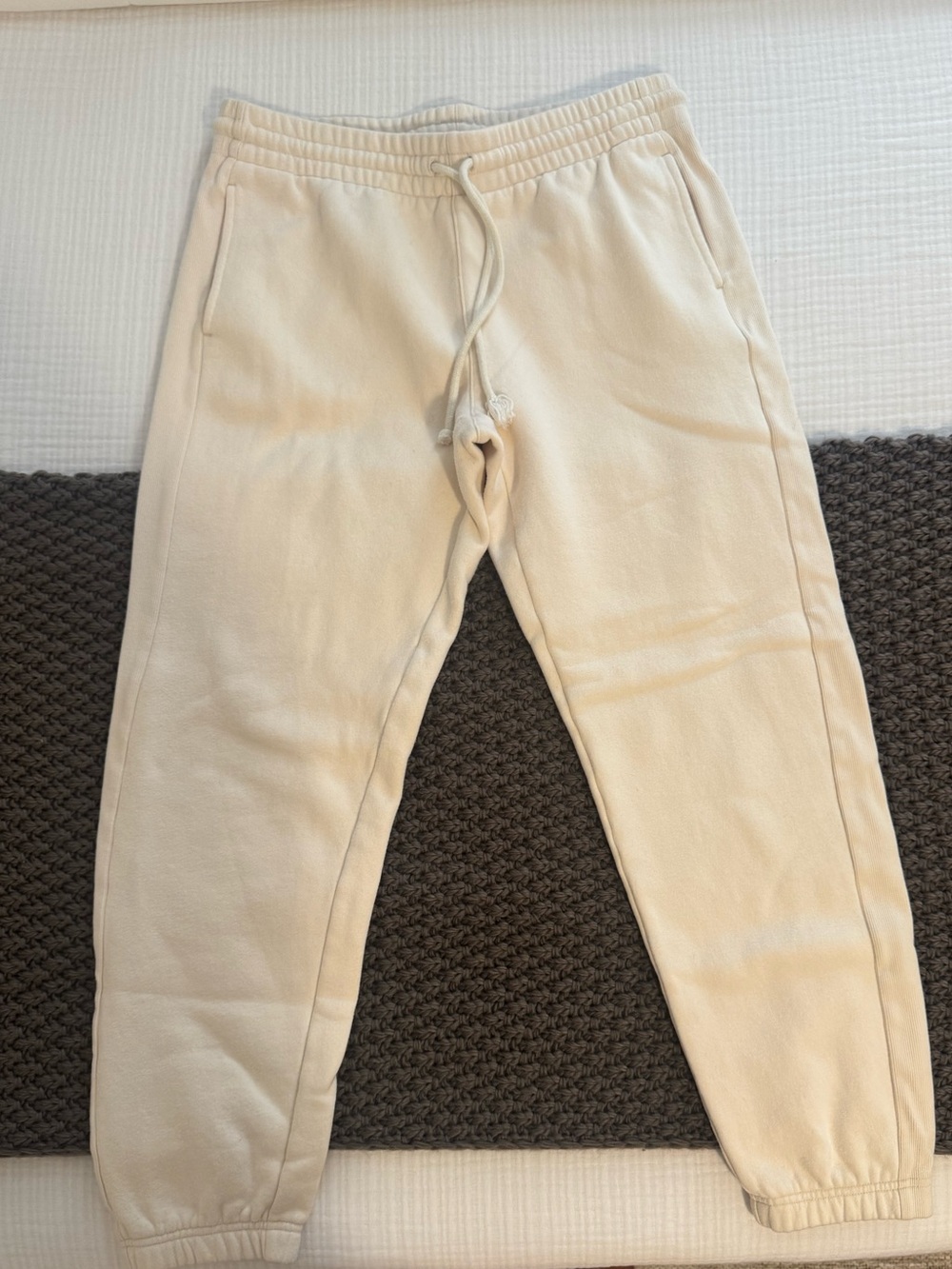TNA Cream Sweatfleece Joggers
